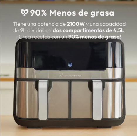 MasterPro Rocket Duo 900 Freidora de aire