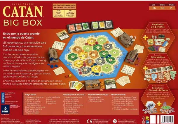 Devir Catan Big Box Juego de Mesa