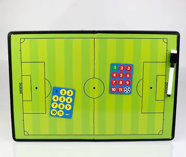 CHOLLITO Tablero táctico de fútbol plegable