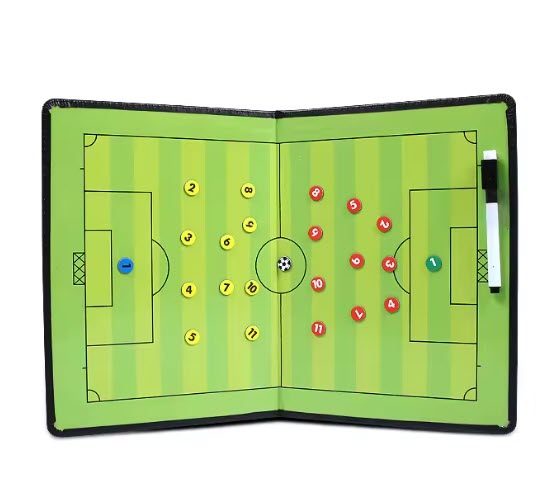 CHOLLITO Tablero táctico de fútbol plegable