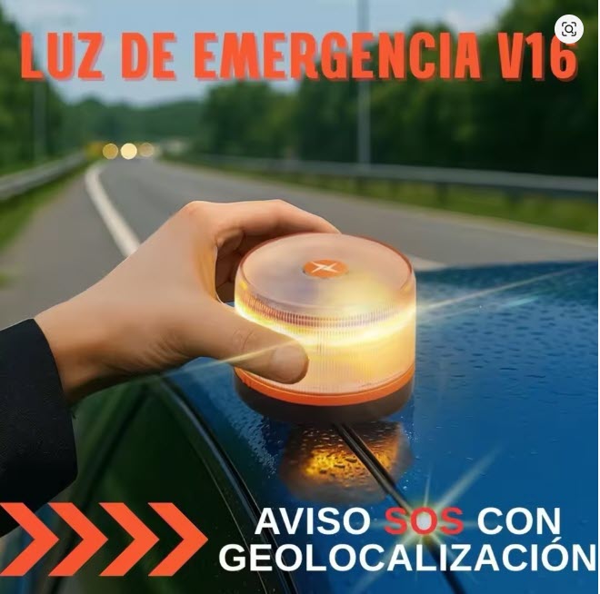BALIZA V16 Ebox Luz Emergencia
