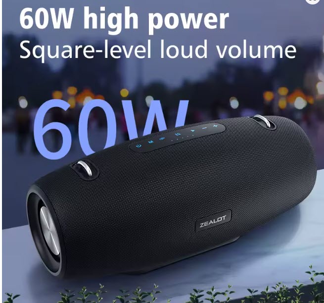 ZEALOT S67 Altavoz Bluetooth portátil