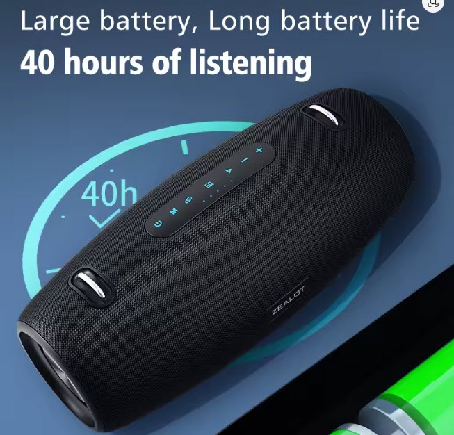 ZEALOT S67 Altavoz Bluetooth portátil