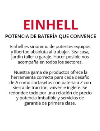 Einhell Profesional Taladro percutor con batería TP-CD