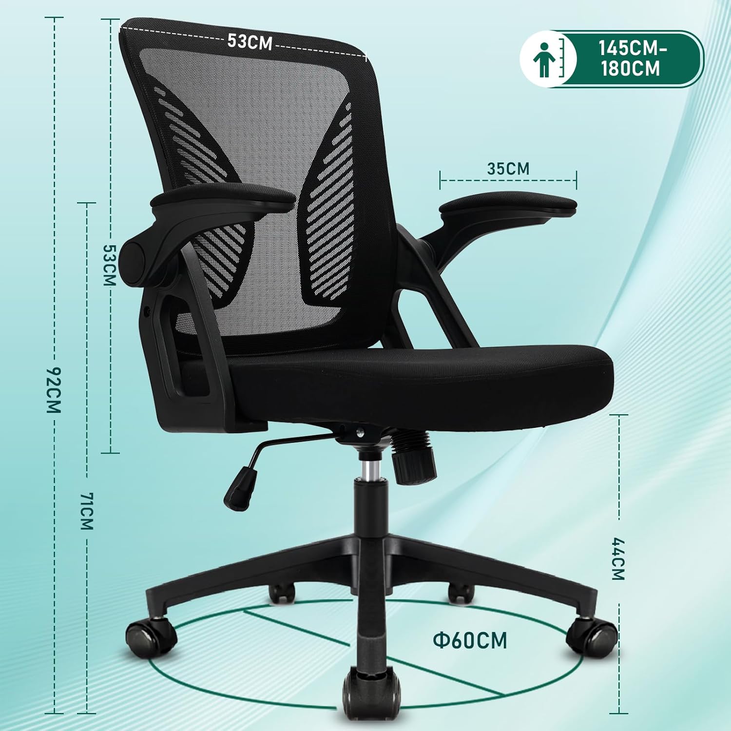 Silla de Oficina Ergonómica Milacyee