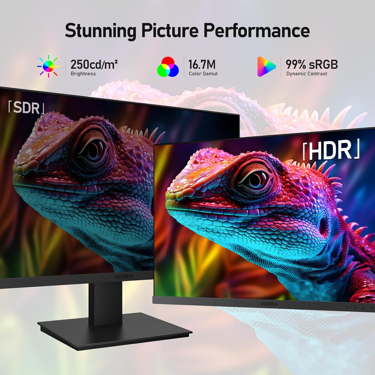 Monitor gaming KOORUI 27 pulgadas