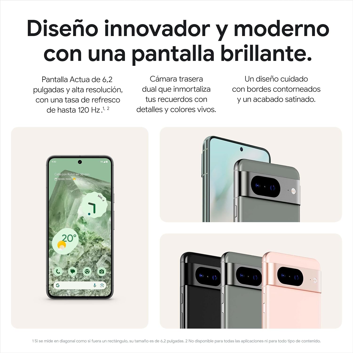 Smartphone GOOGLE PIXEL 8 Rosa