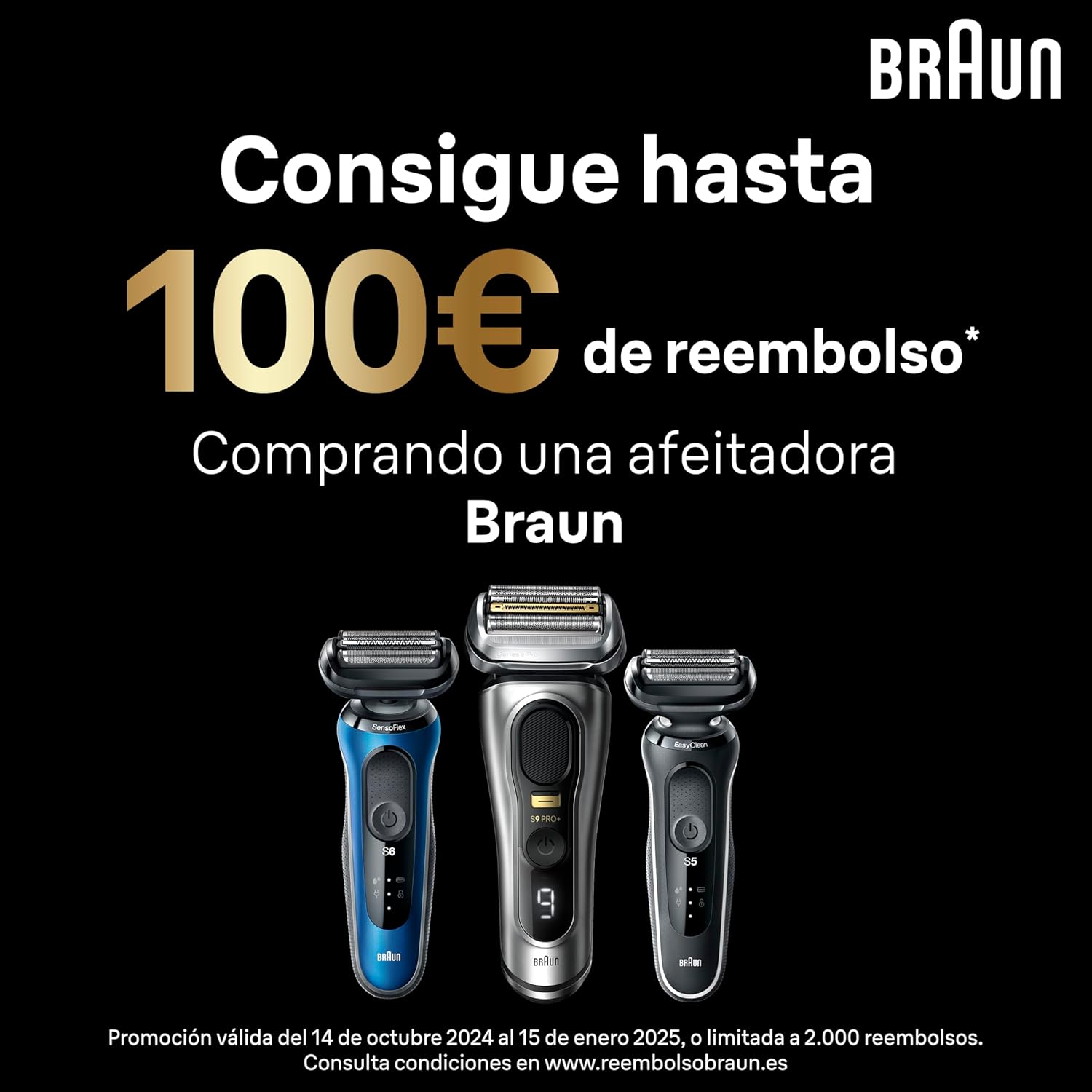 Afeitadora Braun Series 9 Pro+