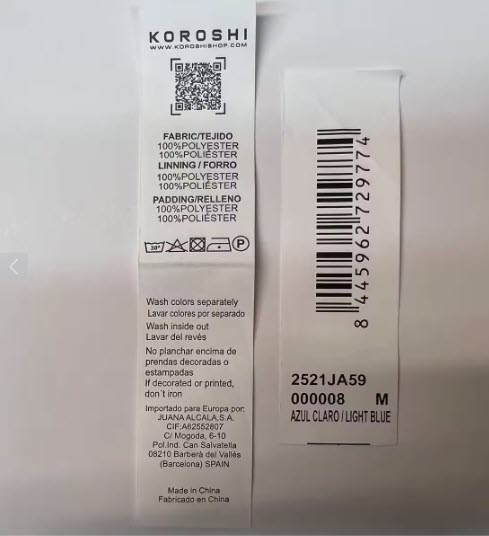 Koroshi Chaqueta cazadora hombre