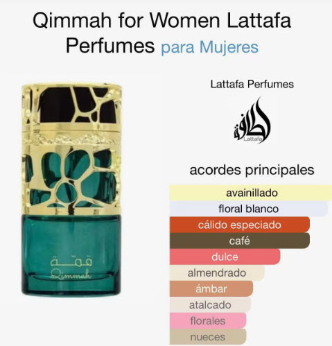 Perfume Lattafa QIMMAH Mujer