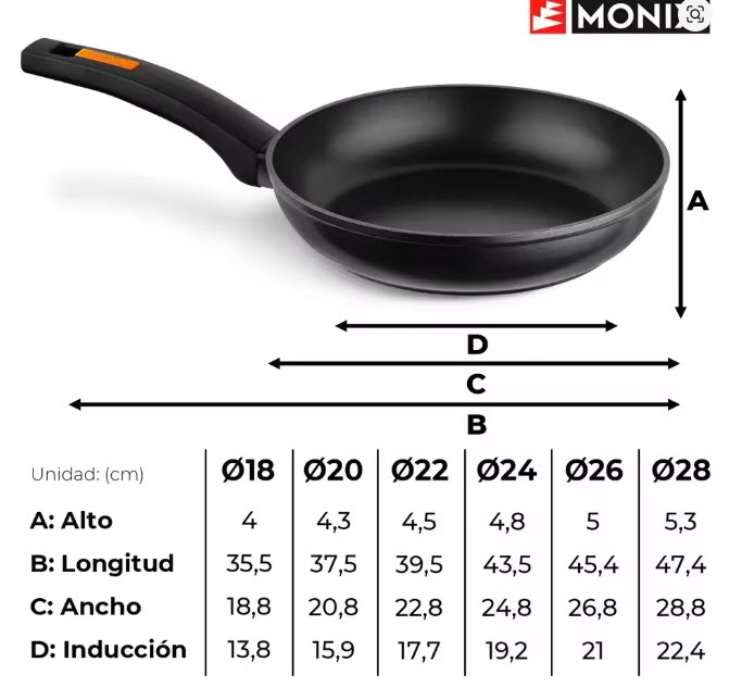 Monix Fuego Set 3 Sartenes