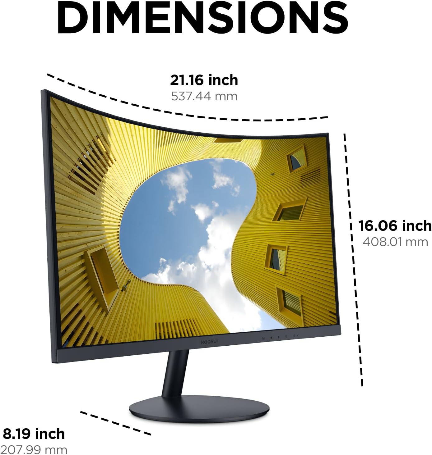 Monitor curvo KOORUI 24N5C