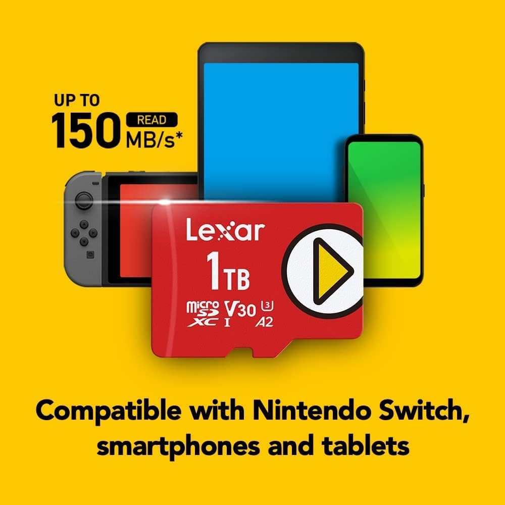 Tarjeta Micro SSD Lexar 256GB 300