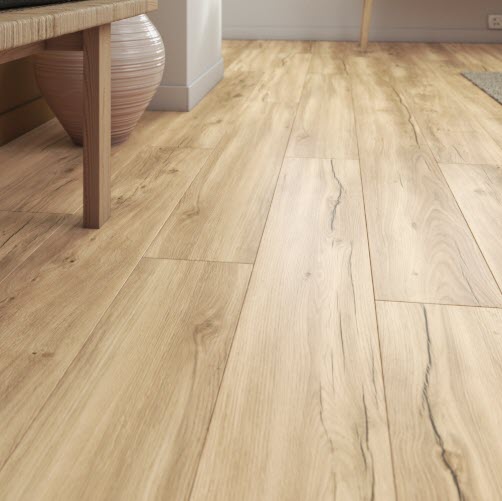 Suelo vinílico SPC efecto madera