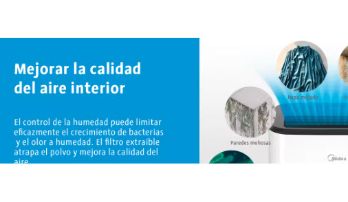 MIDEA Deshumidificador 20L