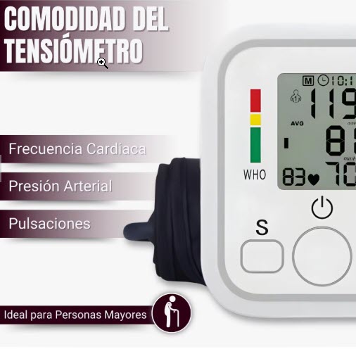 Tensiómetro Soulcare con Oxímetro