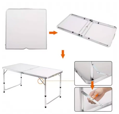 Mesa Plegable XXL de Aluminio
