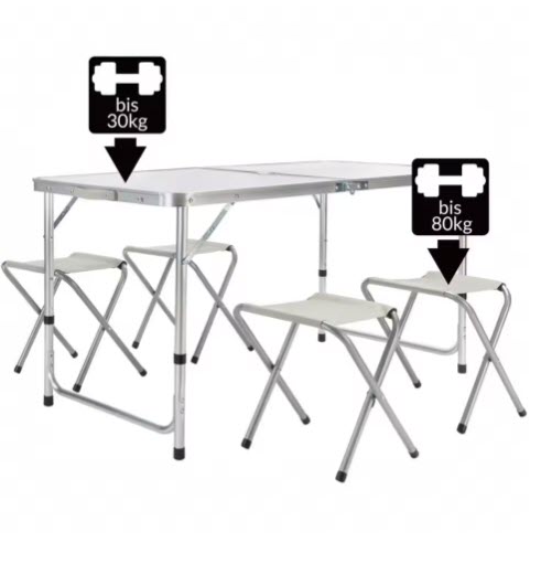 Mesa Plegable XXL de Aluminio