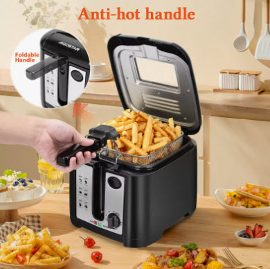AIGOSTAR Freidora de 2.5 Litros