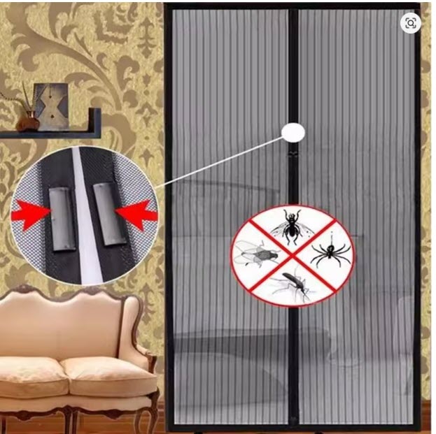 Mosquitera magnética para puerta