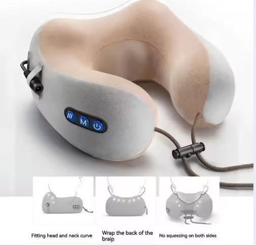 Almohada de masaje cervical eléctrica