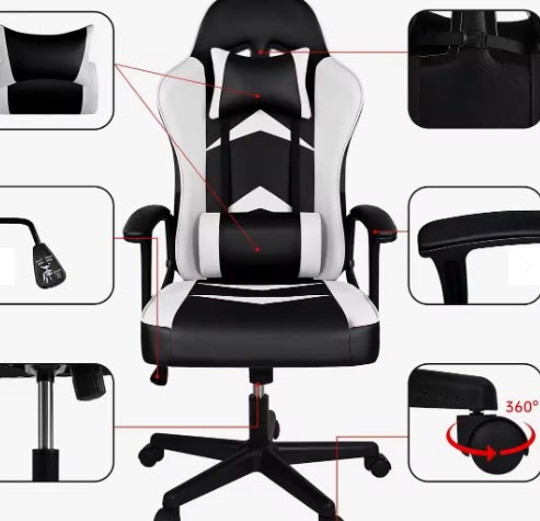 T-Lovendo Silla Gaming con Cojín