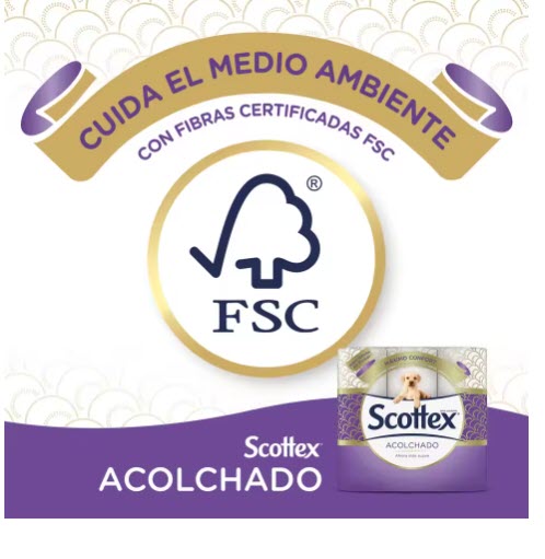 Papel higiénico Scottex 8 rollos 7 PACK