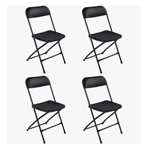 T-Lovendo Pack de 4 Sillas Plegable