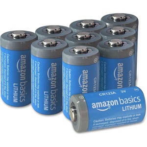 PACK de 10 pilas de litio Amazon Basics