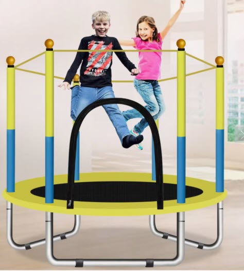 Trampolín portátil de 140 cm