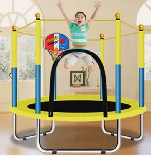 Trampolín portátil de 140 cm