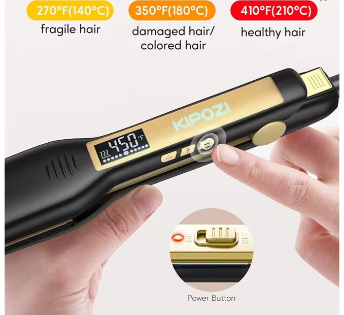 Plancha de pelo KIPOZI profesional