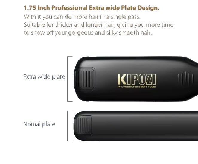 Plancha de pelo KIPOZI profesional