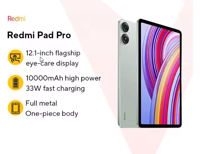 Xiaomi Redmi Pad Pro Tablet WIFI