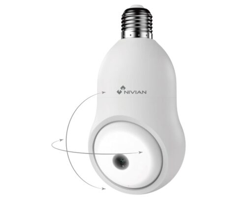 NIVIAN Cámara de Bombilla Vigilancia