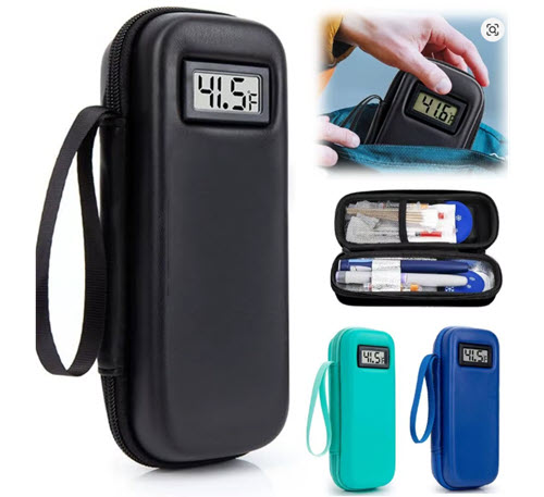 Estuche de viaje para refrigerador de insulina