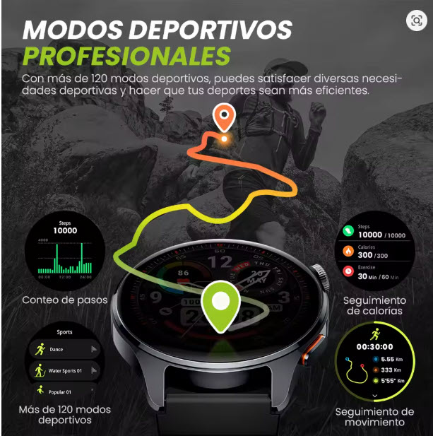 Reloj Inteligente HAYLOU Watch 4S con GPS