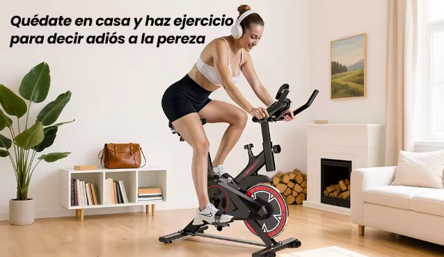 TLOVENDO Bicicleta estática QK101