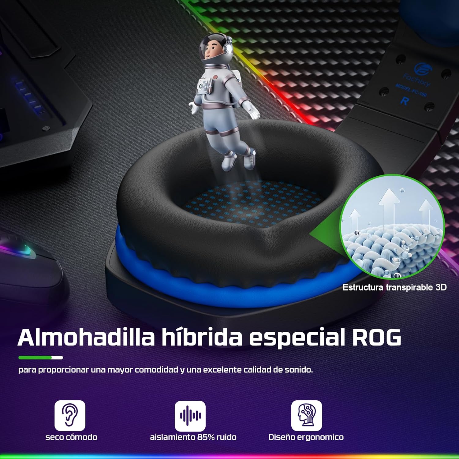 Cascos Gaming Fachixy FC100