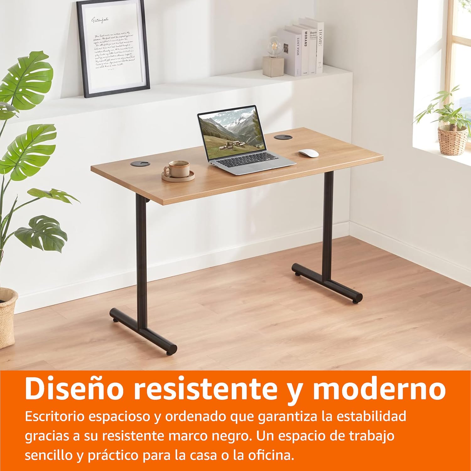 Escritorio de oficina Amazon Basics