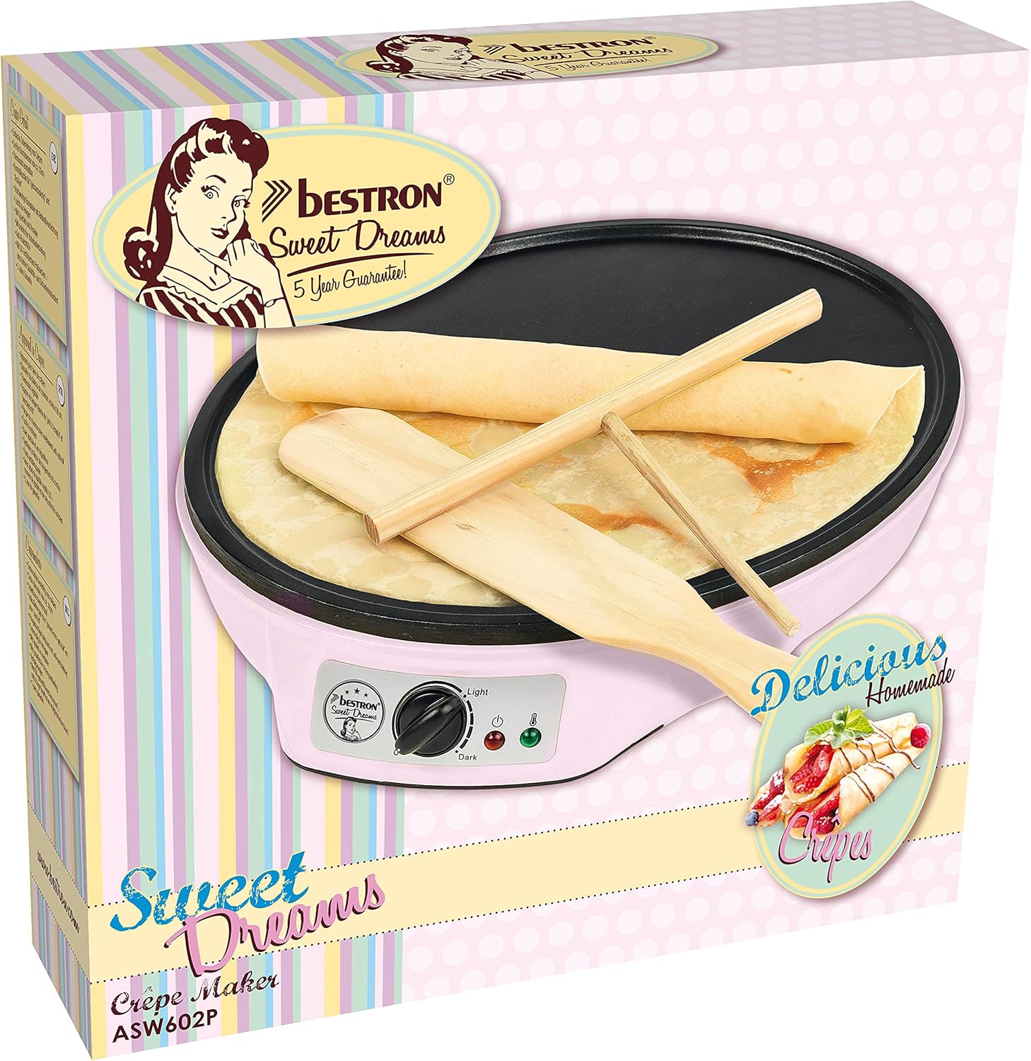 Crepera Bestron Retro