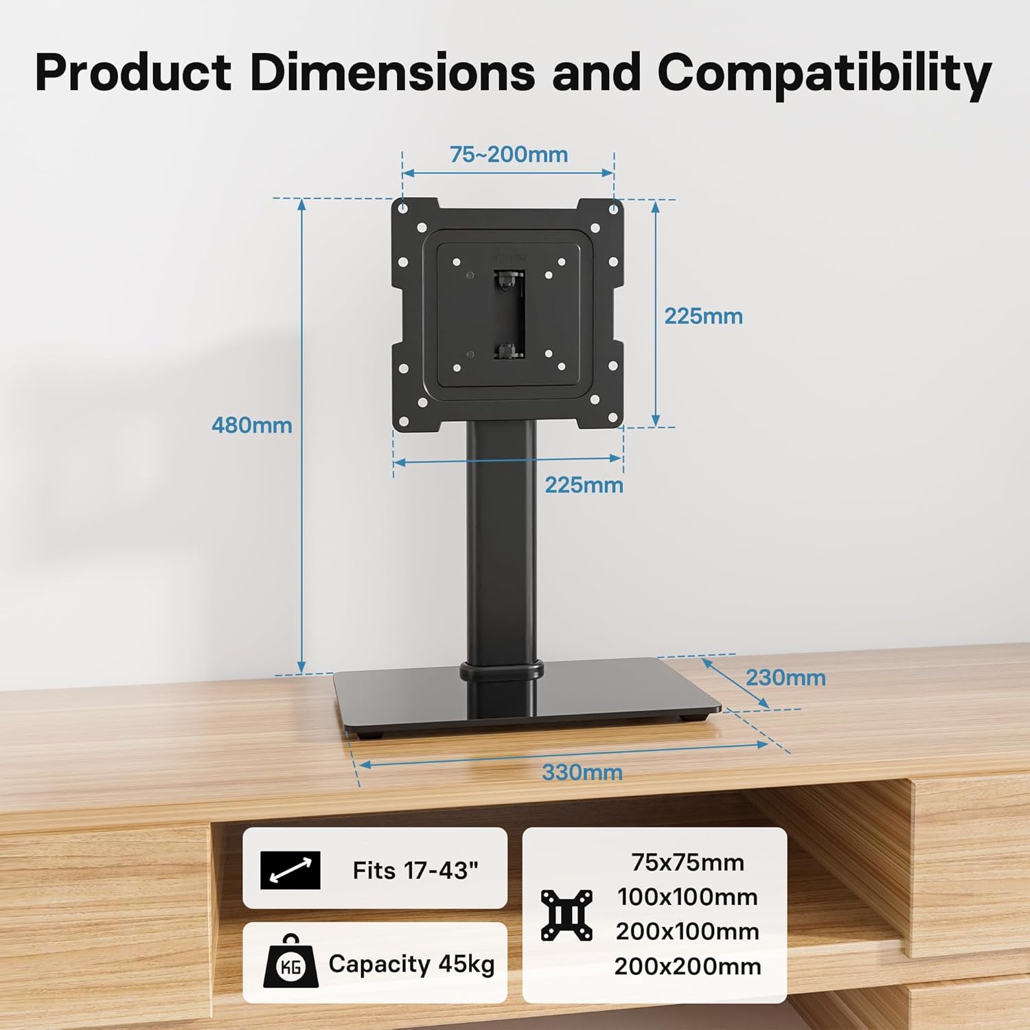 Soporte de tv BONTEC