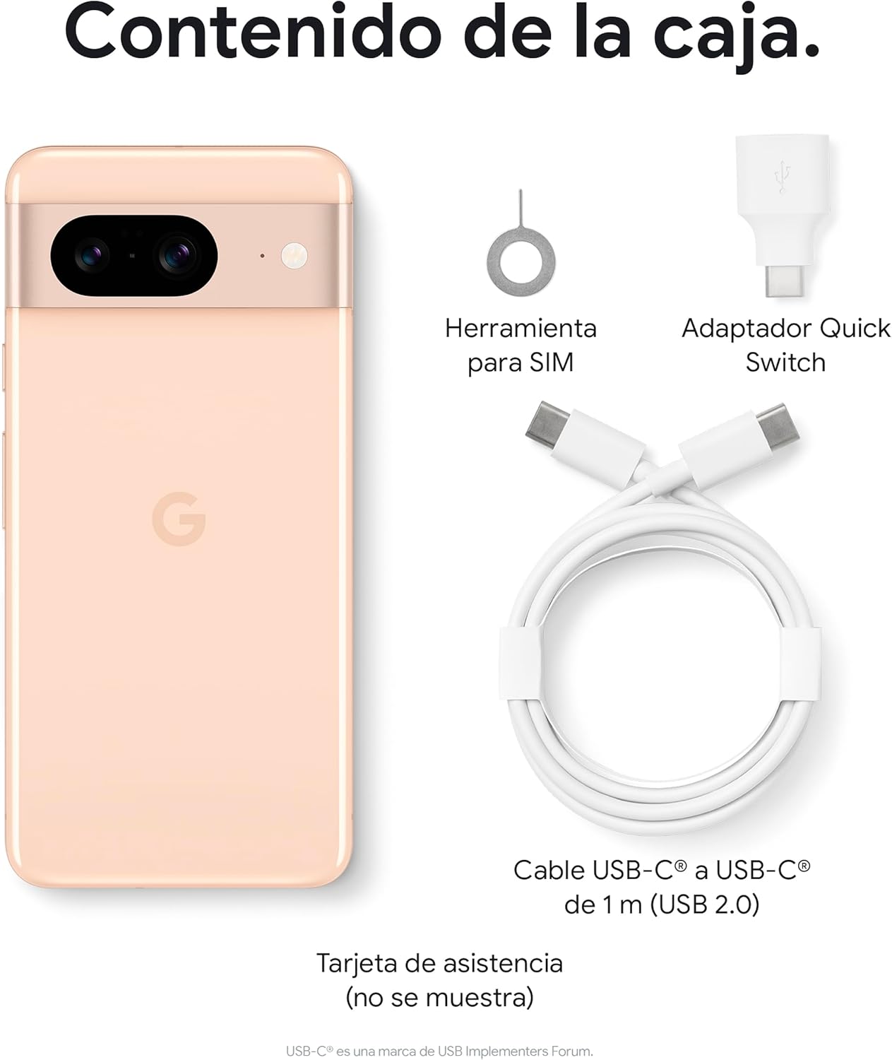 Smartphone GOOGLE PIXEL 8 Rosa