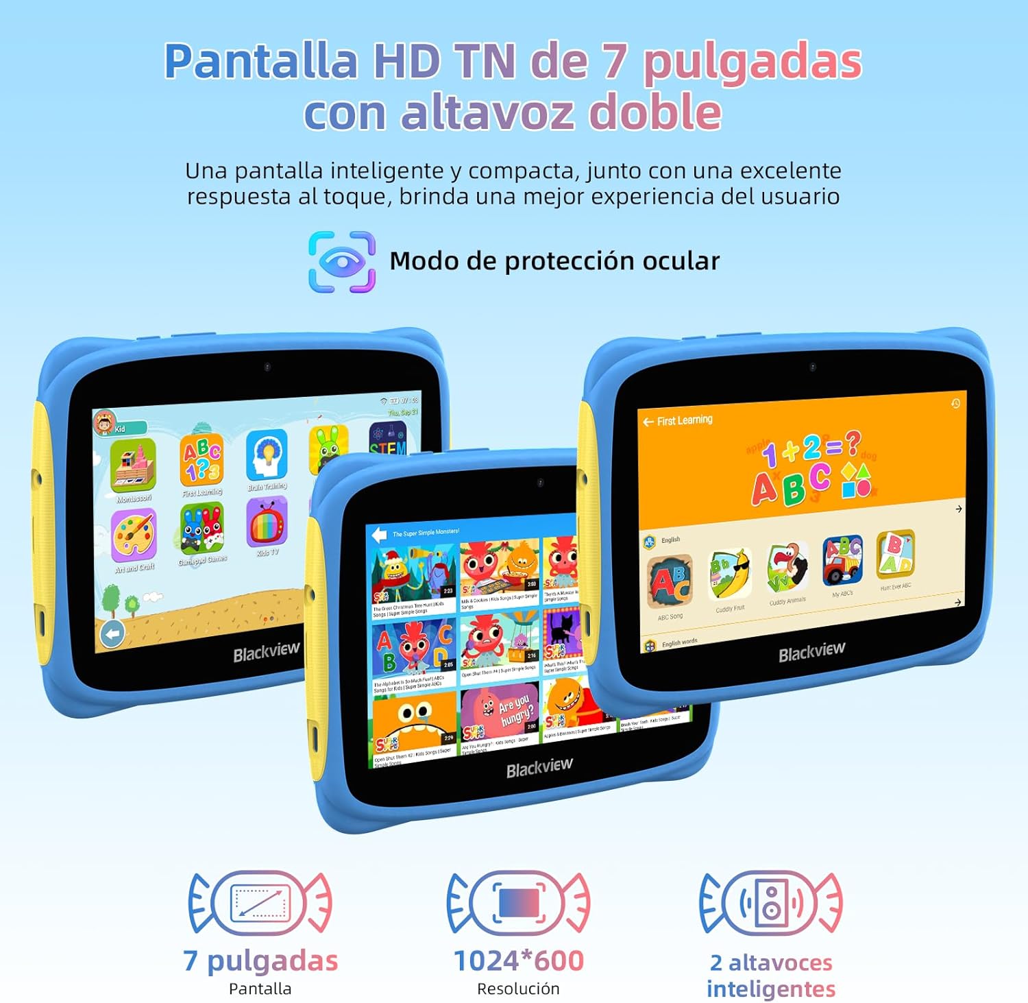 Tablet Blackview niños 7 pulgadas