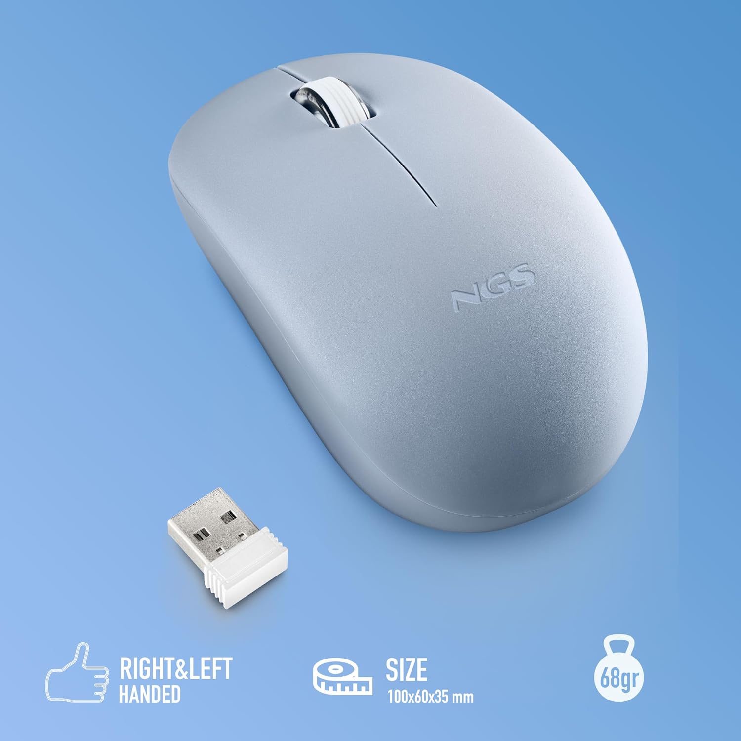 Ratón NGS Fog Pro Blue