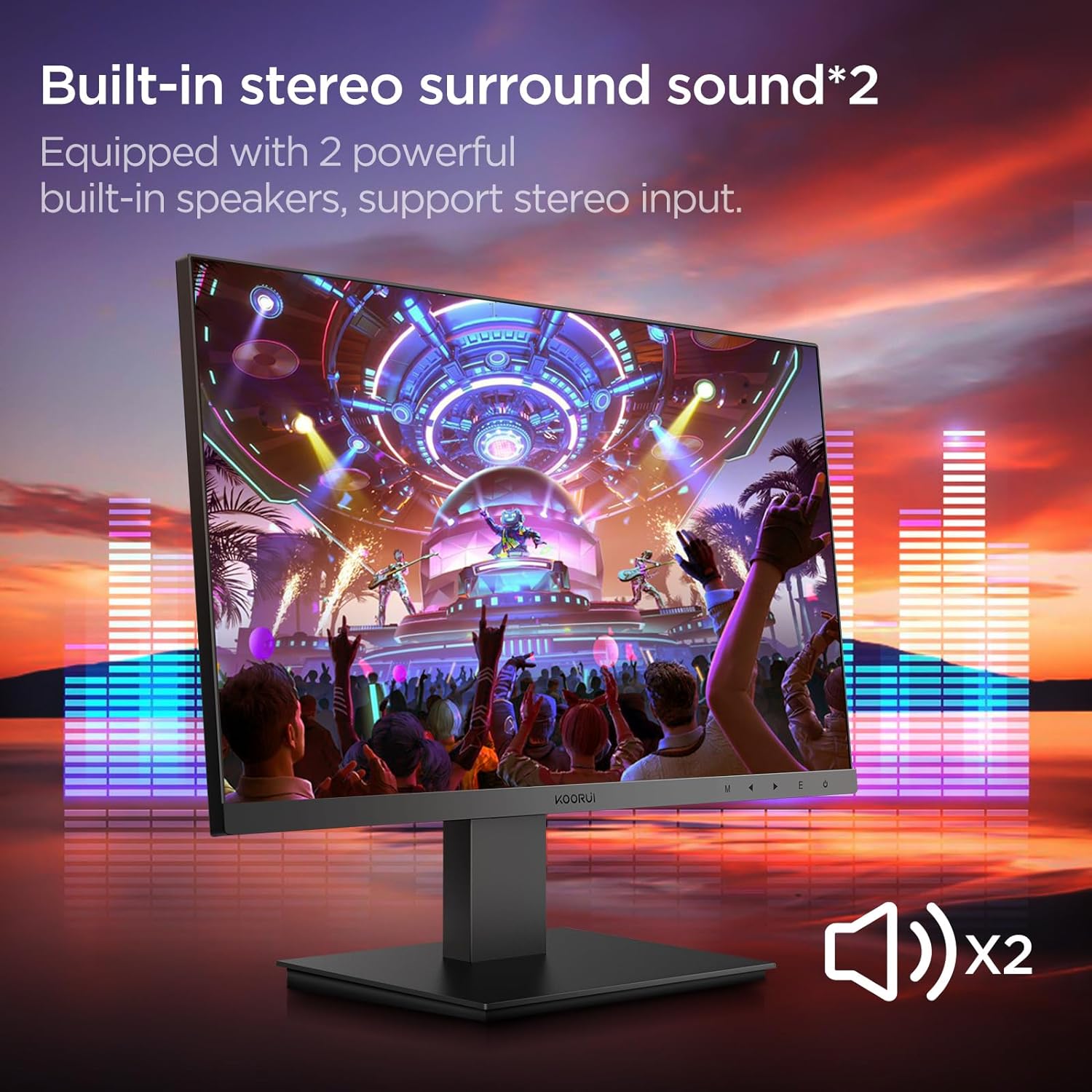 Monitor gaming KOORUI 27 pulgadas
