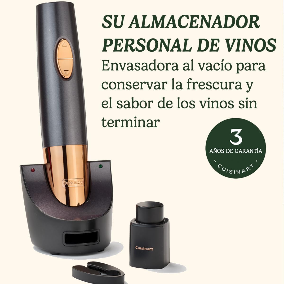 Abridor de vino automático Cuisinart