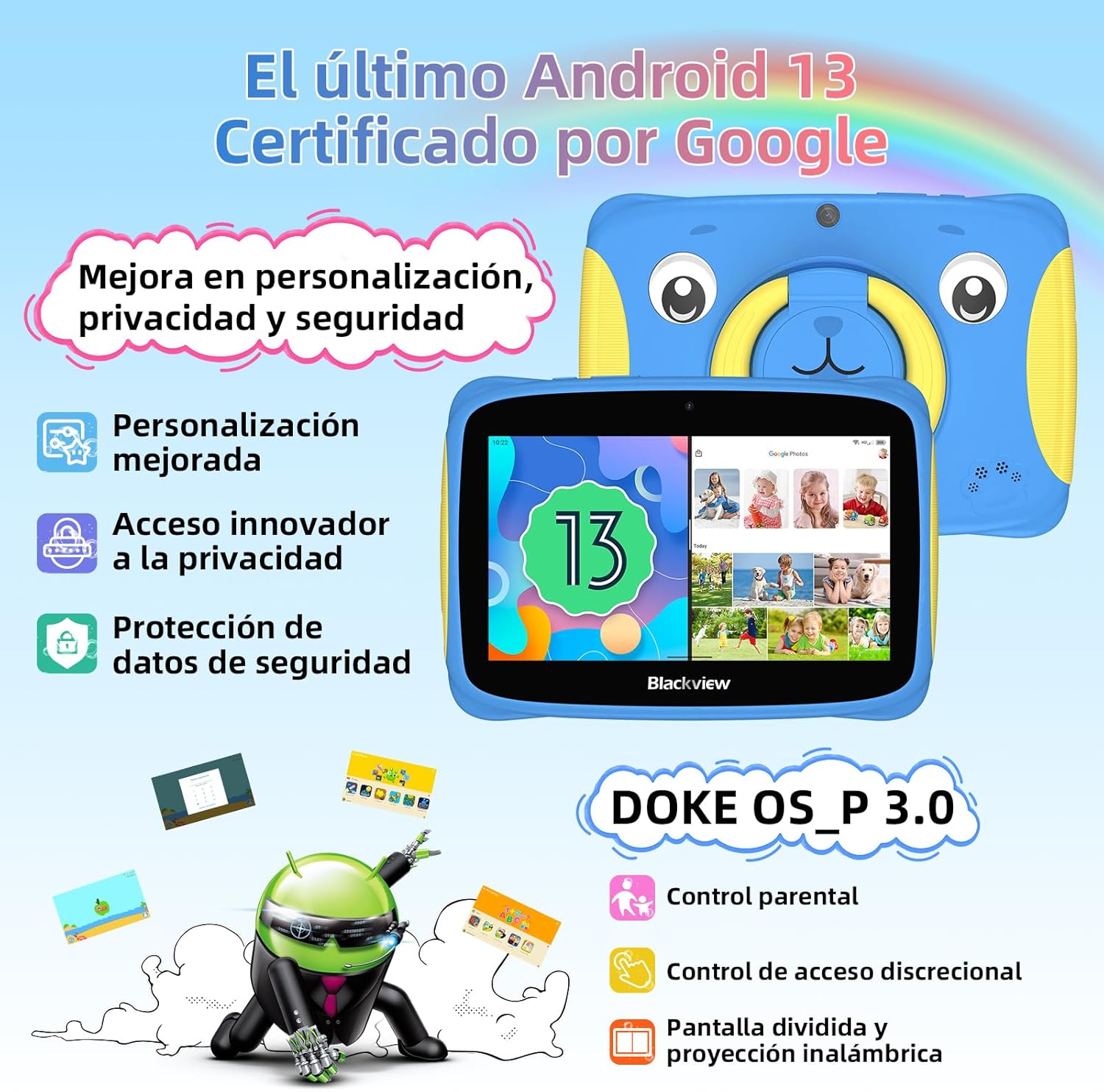 Tablet Blackview niños 7 pulgadas