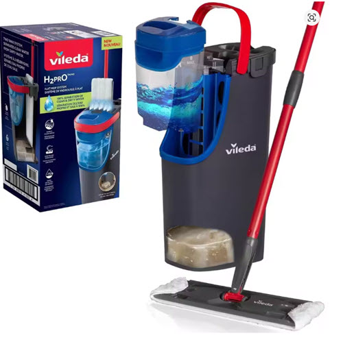 Vileda H2Pro Mopa Plana con Cubo