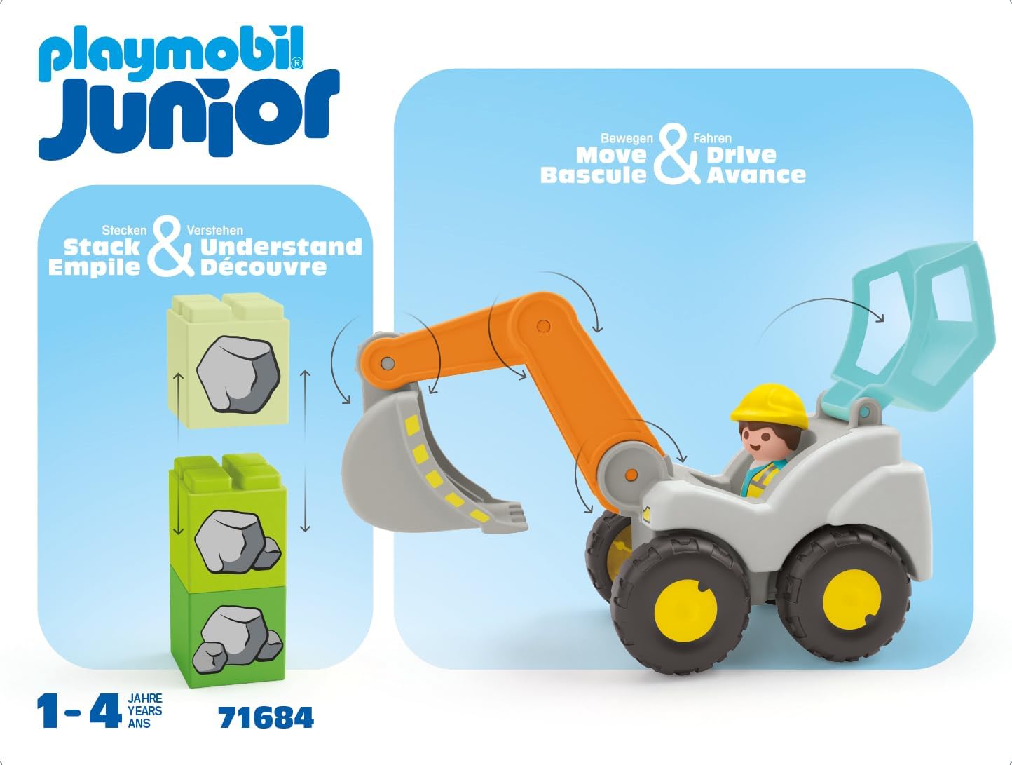 PLAYMOBIL Junior Pala Excavadora